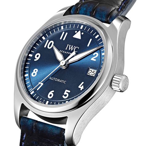 iwc pilots watch 36mm|iwc pilot 36mm on wrist.